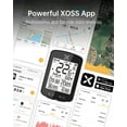 thumbnail image 4 of XOSS G+ Gen2 GPS Bike Computer ANT+/ Bluetooth IPX7 Waterproof Cycling Computer Rechargeable Bicycle Speedometer Odometer with 2.2 inch LCD Screen, 28 hrs Long Battery Life Fits All Bikes ( XOSS APP S, 4 of 8
