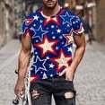 thumbnail image 2 of AnuYalue Mens 4th of July Shirts 1776 Muscle Tee Tops Memorial Day Gym Short Sleeve Shirt Workout American Flag T Shirt Independence Day Patriotic Tshirts Men Shirts Clearance Under $10, 2 of 5