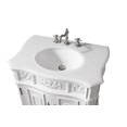thumbnail image 2 of Benton Collection 30" White Antique Bathroom Vanity, 2 of 6