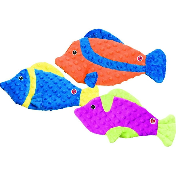 SPOT Skinneeez Extreme Stuffing Free Fish Dog Toy, 13"