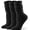 Black, variant on 3 Pack Slouchy Socks for Women, Knee High Boot Socks Scrunch Leg Warmers, Soft Cozy Valentines Day Gifts for Her