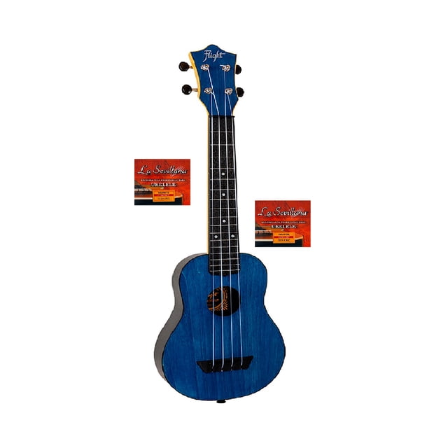 Ukelele soprano con funda y cuerdas extras Flight Tusl-35bl