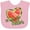 AD-Pink, variant on Inktastic I'm One in a Melon Watermelon Heart Boys or Girls Baby Bib