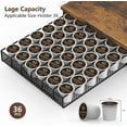 K Cup Coffee Pod Holder 36 Coffee Pod Storage Coffee Pod Drawer Wood Coffee Rack