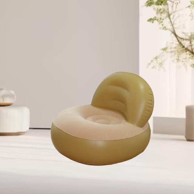 Sofá Inflable Para Adultos Sofá De Aire Versátil Suave Para Beige Para Acampar Al Aire Libre En Casa