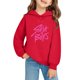 thumbnail image 2 of Moonsky Sudadera con capucha y cordón HUNTRX, estampado de grupo de chicas coreanas, jersey corto, suave y cómodo, top de manga larga para primavera y otoño.,Rojo,100, 2 of 5
