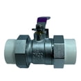 thumbnail image 1 of Válvula de de Cobre de Doble Cabezal PPR de Gran Diámetro, Fácil Instalación en Espacios de Trabajo Reducidοs 1 32mmPPR Zulema Válvula de bola de latón de cobre, 1 of 8