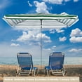thumbnail image 2 of Yescom 10x6.5 Ft Patio Umbrella Replacement Canopy Market Table Top Sunshade Cover Yard, 2 of 11
