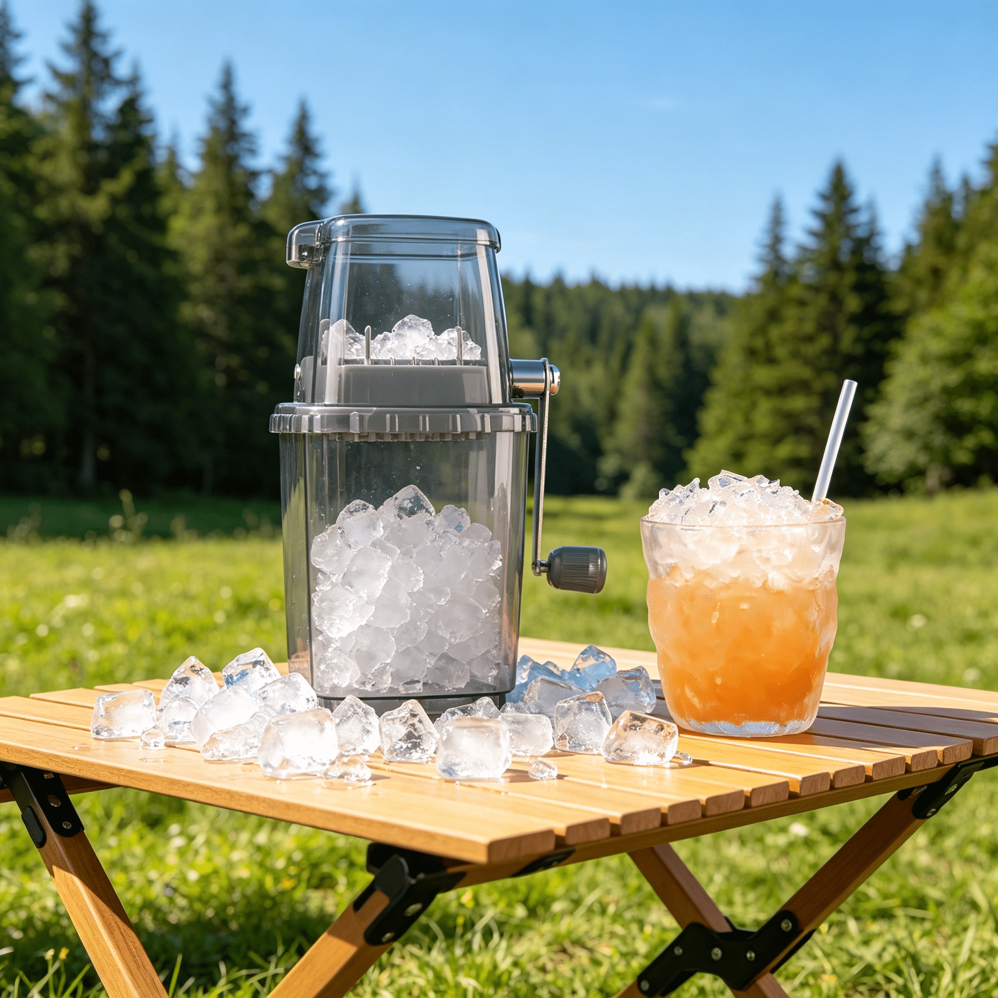 ACDANC 2026 New Ice Crusher,Ice Crusher Shaver for Making Drinks-For Fast Coarse,Shaved Or Fine Chips Snow Cones Or Slushies Mini Portable Ice Machine