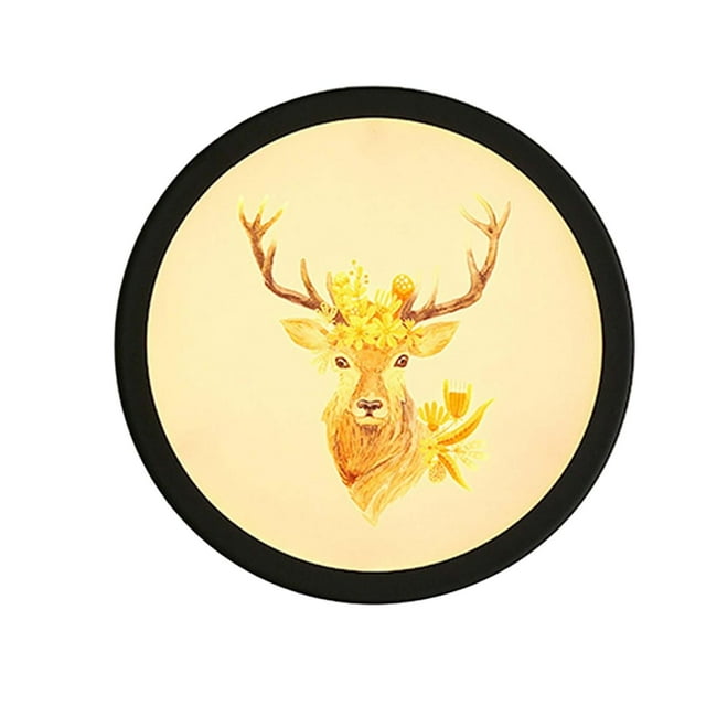 Lámpara de pintura de pared Yuyangstore minimalista moderna Cabeza de venado