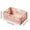 Pink, variant on VQPeo Foldable Plastic Storage Crates, Collapsible Stackable Bins Portable Baskets with Handle, Folding Containers for Office Kitchen Bedroom Bathroom