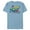 Ocean Blue, variant on Disney and Pixar’s Toy Story Aliens Back to School - Short Sleeve Blended T-Shirt for Adults - Customized-Ocean Blue