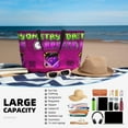 thumbnail image 4 of Lsque Geometry Dash Beach Travel Bag - Water-Resistant, Large Capacity Lightweight Tote with 7 Pockets for Women and Men - Perfect for Beach, Pool, Gym, and Travel, 4 of 6