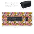 thumbnail image 3 of Disketp Fruit-Flavored Ice-Cream Gaming Mouse Mat Long Extended Mouse Pad Desk Mat Non-Slip Rubber Mice Pads Stitched Edges(315.5 x 16 x 0.12 Inches), 3 of 8