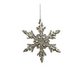 thumbnail image 2 of Fiudx Colgante de Copo de Nieve Navideño, Decoración Dorada Brillante, Material Irrompible, Versátil para Árbol o Corona, Ambiente Festivo, 4 Tamaños Disponibles, 1 Pieza Por Juego, 2 of 6