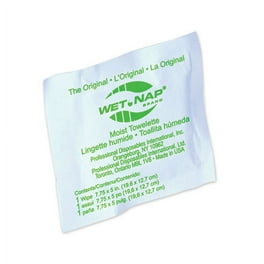 Wet-Nap Premoistened Towelettes, 1-Ply, 5 x 7.75, Unscented, White, 100/Pack, 10 Packs/Carton Wet-Nap Premoistened Towelettes, 1-Ply, 5 x 7.75, Unscented, White, 100/Pack, 10 Packs/Carton