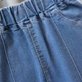 thumbnail image 4 of SDNall Kids Girls Bell Bottom Jeans Lace Hem Flare Denim Pants Fashion Cute Sweet Boe Flared Pants Trousers Jeans Pants Age:2-3Years, 4 of 9