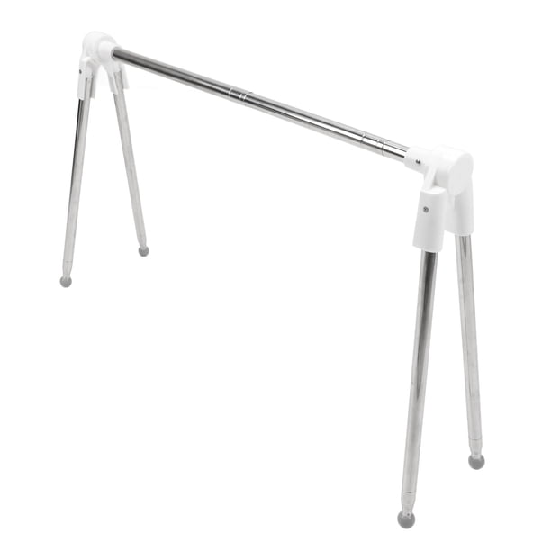 Perchero Plegable Para Ropa, Percha Extensible De Pie, Patas Antideslizantes, Estructura Estable De Acero Inoxidable Para El Hogar