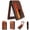 Brown-A, variant on Andersene Wallet, Adersene Magvault Wallet, Convenient Pop-Up Mechanism with Transparent Window, Minimalist and Ultra-Slim Design, Signal Insulating Physical Layer, Ideal for Commuting