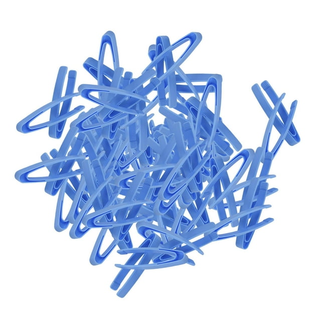 40 pinzas didácticas, juguetes sensoriales para niños, contar, manualidades, juguetes educativos, aprendizaje preescolar para creatividad y habilidade Azul