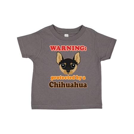 

Inktastic Protected by a Chihuahua Dog Boys or Girls Toddler T-Shirt