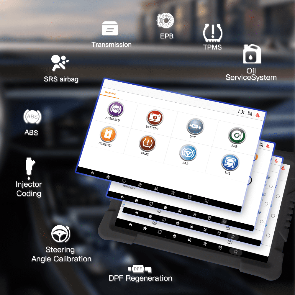 Enhanced K3 Car Heavy Truck OBD2 Scanner Bluetooth Full System Diagnostic Tool