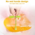 thumbnail image 4 of Bearachild Tapa desagüe Baño Cocina Ducha Pelo Cocina Ducha Catcher Silicona Juegos de accesorios de baño amarillo, 4 of 6
