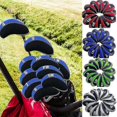 thumbnail image 1 of 12pcs/set Golf Club Iron Head Cover Protector Neoprene Golf Protective-headcover, 1 of 2