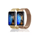 thumbnail image 1 of 2pzs Correa Magnética De Acero Inoxidable Para Huawei Band 8 Oro + oro rosa, 1 of 4