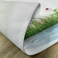 thumbnail image 4 of Ambesonne Floral Place Mats Set of 4, Cartoon Flowers by Lake, Standard Size, Multicolor, 4 of 5