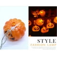 thumbnail image 4 of SLYNSHome Halloween Pumpkin String Lights Decorations,20LED 118 inch Waterproof Orange Pumpkin Twinkle Lights for Indoor Bedroom Party Decor, 4 of 7
