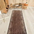 thumbnail image 3 of Playa Rug Custom Size Leopard Design Non-Slip 26 Inches Wide Hallway Runner Rug 12 ft. x 26 in., 3 of 5