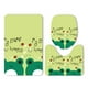 thumbnail image 1 of ABPHQTO Rana mi nombre es feliz Juego de alfombras de baño de 3 piezas Alfombra de baño Alfombra de contorno y tapa de inodoro ABPHQTO  Cont-CHAPPLE-24945, 1 of 2
