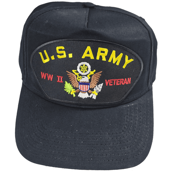 US ARMY WWII WORLD WAR TWO 2 VETERAN HAT CAP SERVICE GREATEST GENERATION