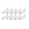 thumbnail image 1 of 10Pc Fixed Buckle Climbing Flower Bracket Pillar Connection Buckle, 1 of 1
