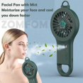 thumbnail image 2 of Nano Mist Fan, Mist Mist Fan, Nano Handheld Mist Fan con 2 botones (verde militar), 2 of 5