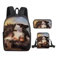 thumbnail image 1 of King Kong Backpack Three-Piece Set, 1 of 5