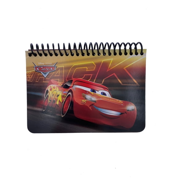 1PC Disney Pixar Cars Licensed Autograph Book Small Note Pad- Track