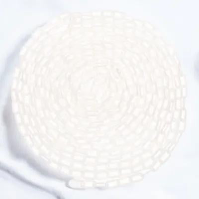 OUNONA Industrial Safety Chain Barriers Plastic Chain White 1Set for Garden