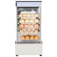thumbnail image 1 of KFFKFF 5-Tier Commercial Food Warmer Display, 1200W Food Display Warmer with LED Light, Adjustable Shelf & Stainless Steel Frame, 86℉~230℉ Steam Heating, 120L, 1 of 9