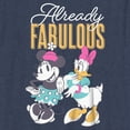 thumbnail image 2 of Boy's Mickey & Friends Daisy and Minnie Already Fabulous  Graphic Tee Navy Blue Heather Small, 2 of 4