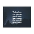 thumbnail image 3 of Scripture Canvas For The Lord Colossians 3:23 Christian Wall Art Bible Verse Print Ready to Hang, 3 of 7