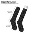 thumbnail image 5 of Easygdp White Pineapples Soccer Socks Sport Knee High Socks Calf Compression Athletic Socks for Men and Women, 5 of 9