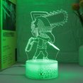thumbnail image 3 of Luz nocturna LED 3D que cambia de color para niños con diseño de fútbol, 3 of 3
