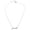 silver, variant on Stainless Steel Necklace Protective Runes Pendant Representing Strength and Individuality for Modern Fashion Lover