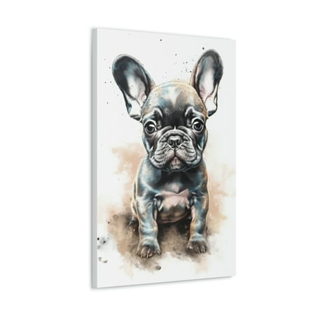 

Watercolor French Bulldog Painting 4 - Nursery Collection - Bedtime Stories