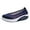 Blue, variant on Vedolay Cute Sneakers Women Slip On Shoes Non Slip Fashion Comfortable Flats Loafer,Hot Pink 8.5