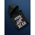 thumbnail image 3 of American Papa Bear Hoodie Men -GoatDeals Designs, Male 3X-Large, 3 of 4