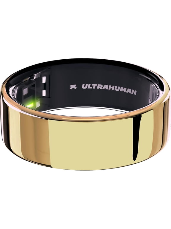 Ring AIR Size 6 - World’s Lightest Sleep-Tracking Wearable - Bionic Gold (No Monthly Subscription)