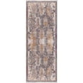 thumbnail image 7 of 2â€™ x 13â€™ Gray Faded Tribal Motifs Runner Rug, 7 of 7